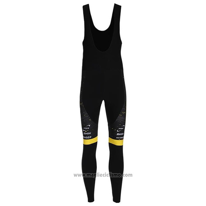 2020 Abbigliamento Ciclismo Trek Selle San Marco Nero Manica Lunga e Salopette